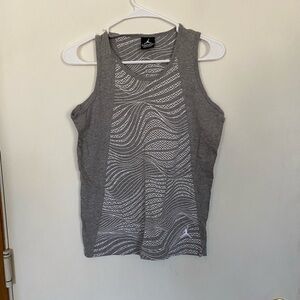 Youth, large air, Jordan, green, white tank top
